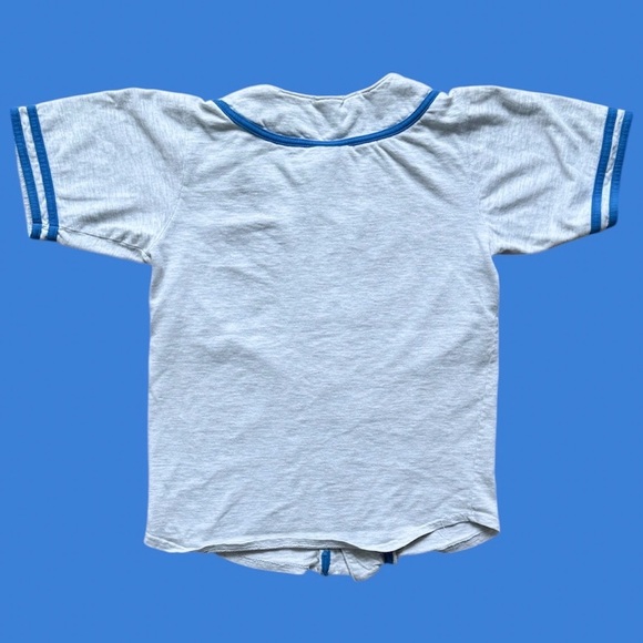 Toronto Blue Jays Vtg MLB Baseball Button Up T-Shirt Youth Size (S) - Picture 2 of 8